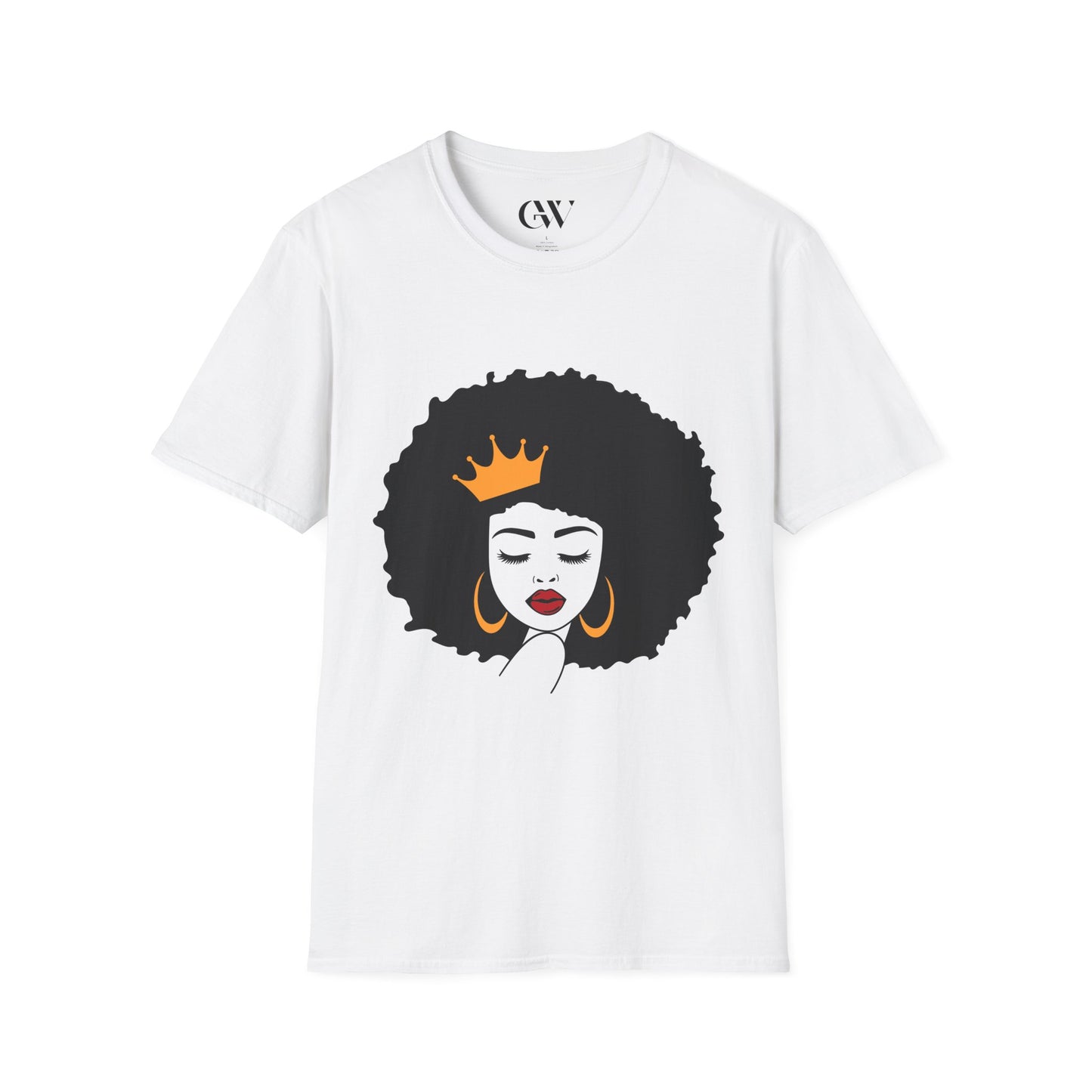 Queen Crown Afro T-Shirt - Powerful & Stylish Unisex Tee