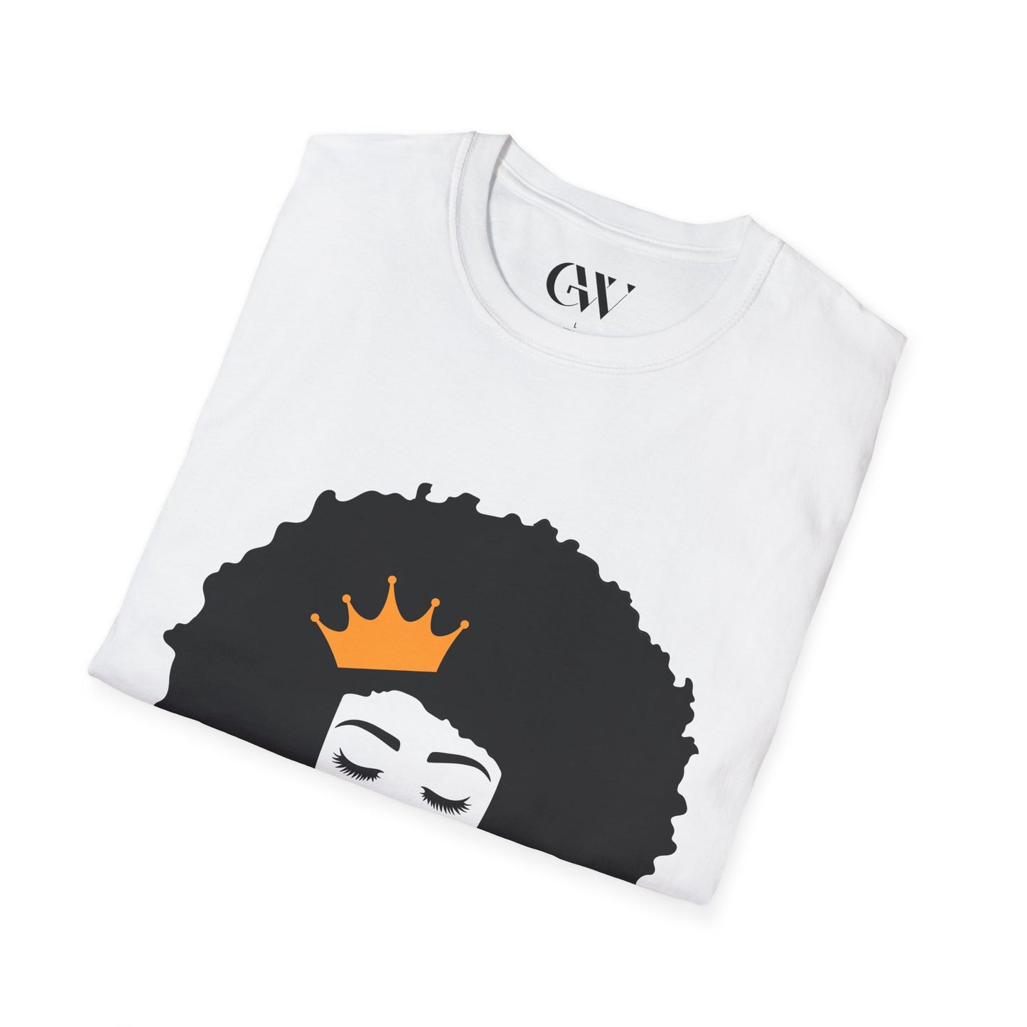 Queen Crown Afro T-Shirt - Powerful & Stylish Unisex Tee