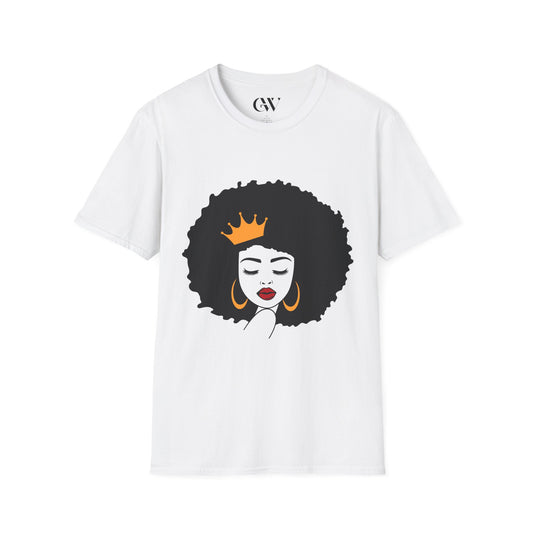 Queen Crown Afro T-Shirt - Powerful & Stylish Unisex Tee