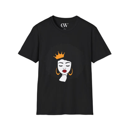Queen Crown Afro T-Shirt - Powerful & Stylish Unisex Tee