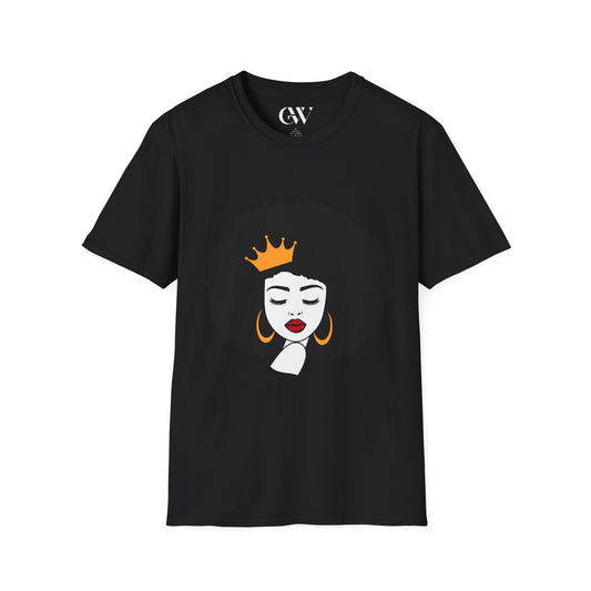 Queen Crown Afro T-Shirt - Powerful & Stylish Unisex Tee